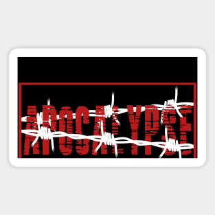 Apocalypse Cool Word Art Minimalist Aesthetic Design Magnet